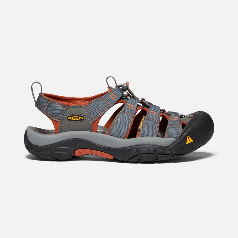 Keen Newport H2 Sandals - Men's Dark Grey Brown Sandals